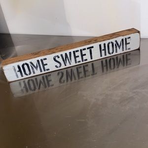 Home Sweet Home handmade realtor art gift wooden plaque